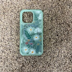 Floral Green Phone Case IPhone 14 Pro